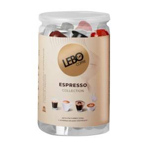 Кофе капсульный Lebo Espresso Collection молотый жареный 40 штук 220г