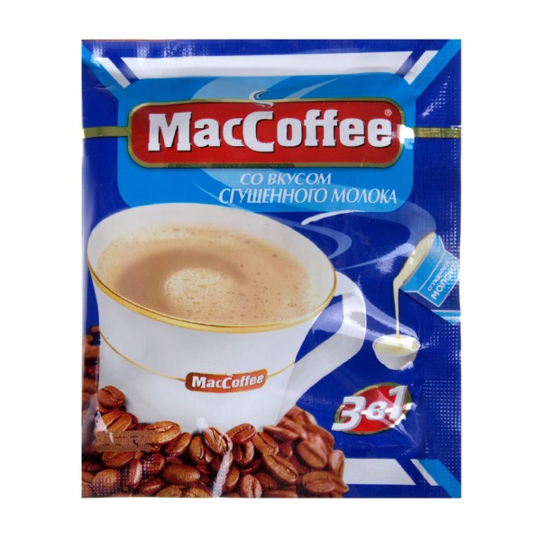 Напиток кофейный MacCoffee 3в1 со вкусом сгущеного молока 20г