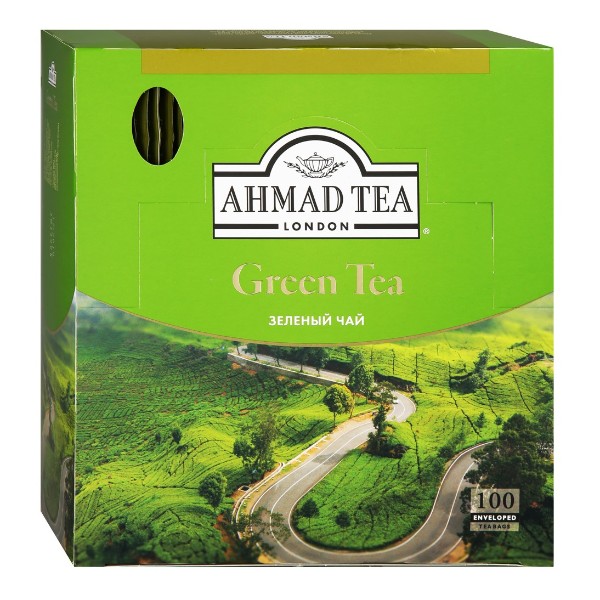 Чай зеленый Ahmad Tea 100пак