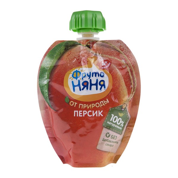 Пюре детское ФрутоНяня 90г персик