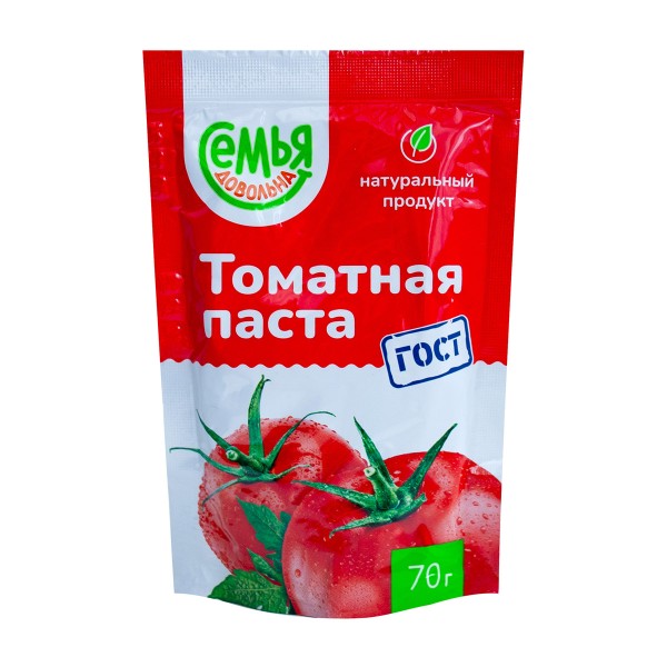 Паста томатная Семья Довольна 70г