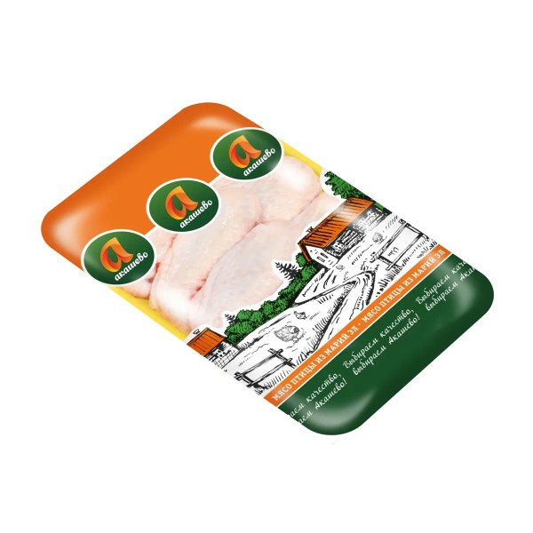 КРЫЛЬЯ ЦЫПЛЕНКА-БРОЙЛЕРА ЗАМОРОЖ. НА ПОДЛОЖКЕ (АКАШЕВО)