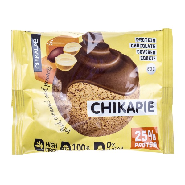 Печенье Chikapie глазированное Chikalab 60г арахисовое