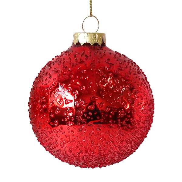 Украшение подвесное из стекла С бисером 8см Magic Time