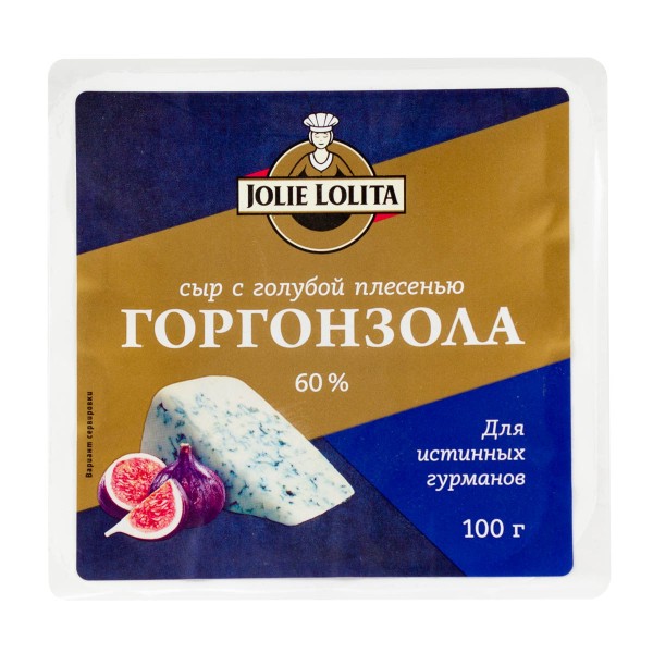 Сыр Горгонзола с голубой плесенью 60% 100г Jolie Lolita БЗМЖ