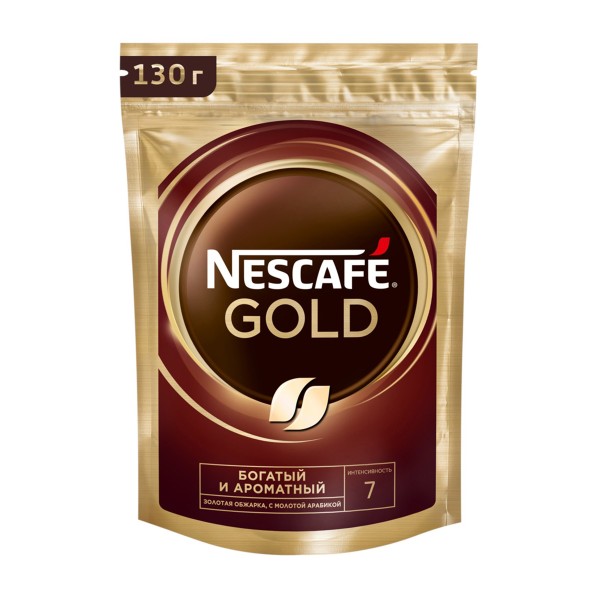 Кофе растворимый Nescafe Gold 130гр