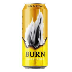 Энергетический напиток Burn Голд Раш 0,449л