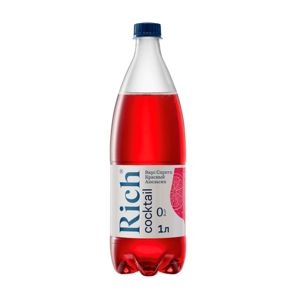 Газированный напиток Rich cocktail тоник спритц красный апельсин 1л