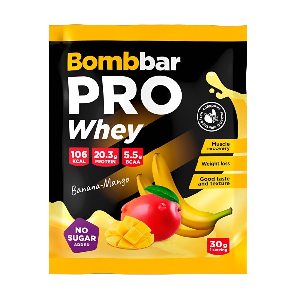 Коктейль Bombbar 30г банан-манго