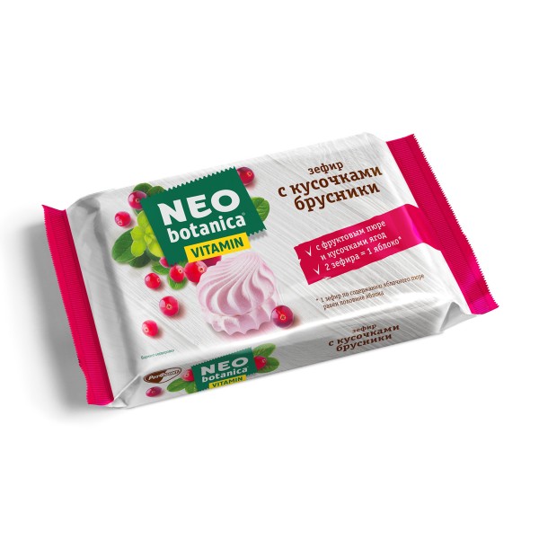 Зефир Neo-botanica Vitamin с кусочками брусники 250г