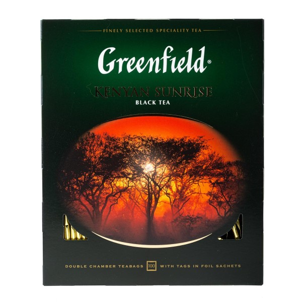 Чай черный Greenfield Kenyan Sunrise 100пак