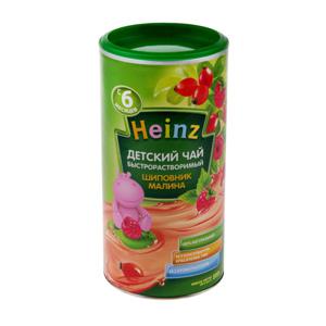 Чай детский Heinz 200гр шиповник малина