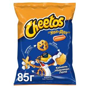 Кукурузные палочки Cheetos 85г хот дог