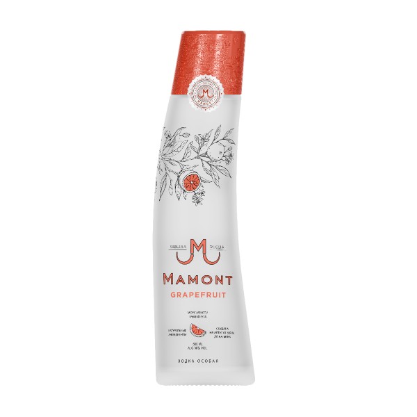 Водка Mamont Grapefruit 38% 0,5л