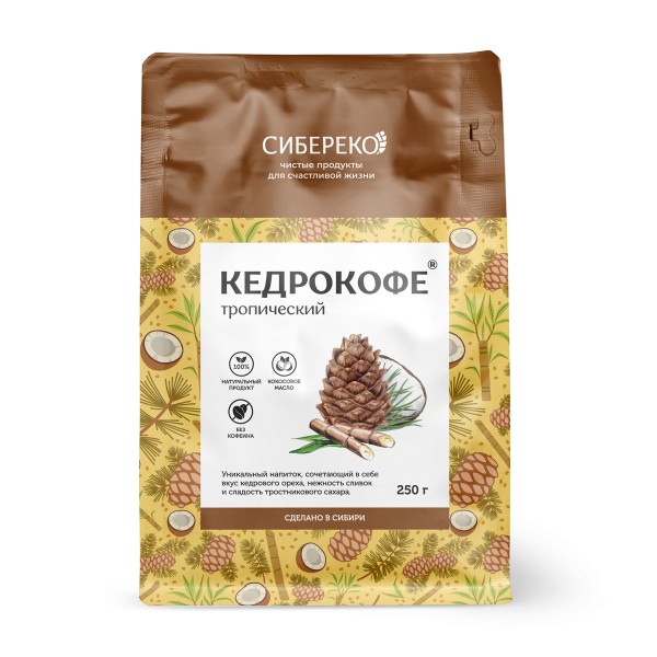 Напиток Кедрокофе Тропический Sibereco 250г