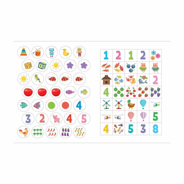 Книга Наклейки для умничек ND Play учим цифры