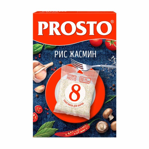 Рис Жасмин Prosto 500г варочные пакеты Националь