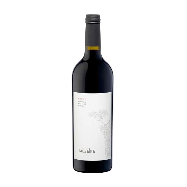 Вино красное сухое Усадьба Мезыбь Мерло 15% 0,75л Кубань