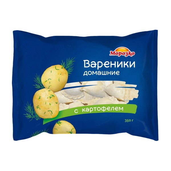 Вареники Домашние с картофелем Морозко 350г