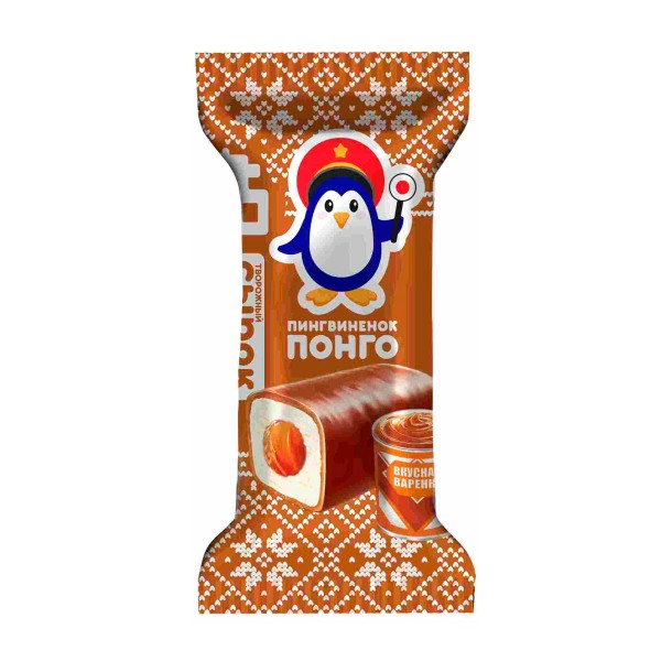 Сырок творожный глазированный Пингвиненок Понго 40г вареная сгущенка