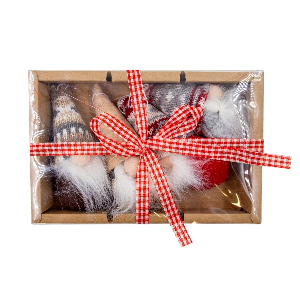 Набор подвесок Лесной гном 10см 4шт