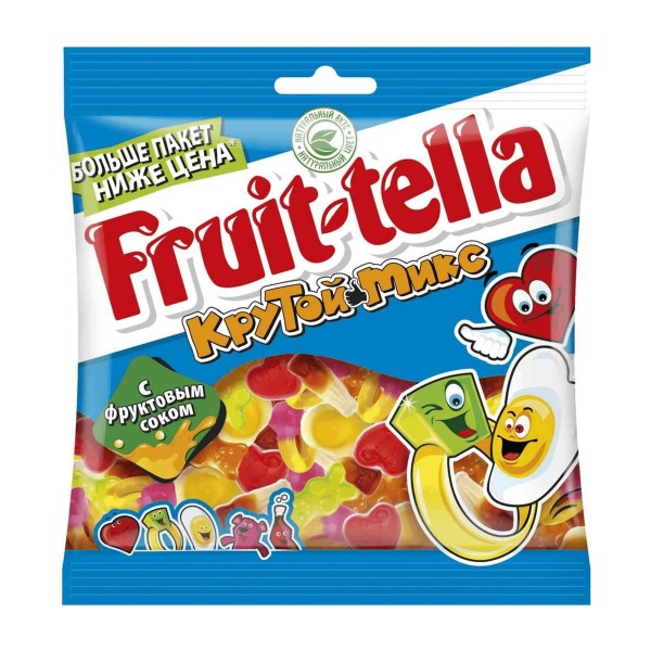 Мармелад жевательный Fruittella 150г крутой микс