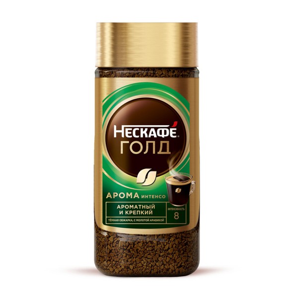 Кофе Nescafe Gold Aroma Intenso сублимированный 170г