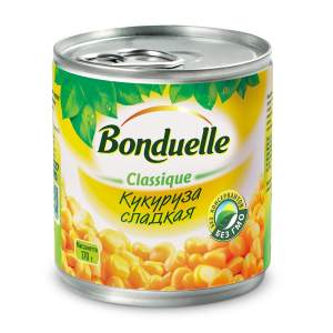 Кукуруза сладкая Bonduelle Classique 170гр