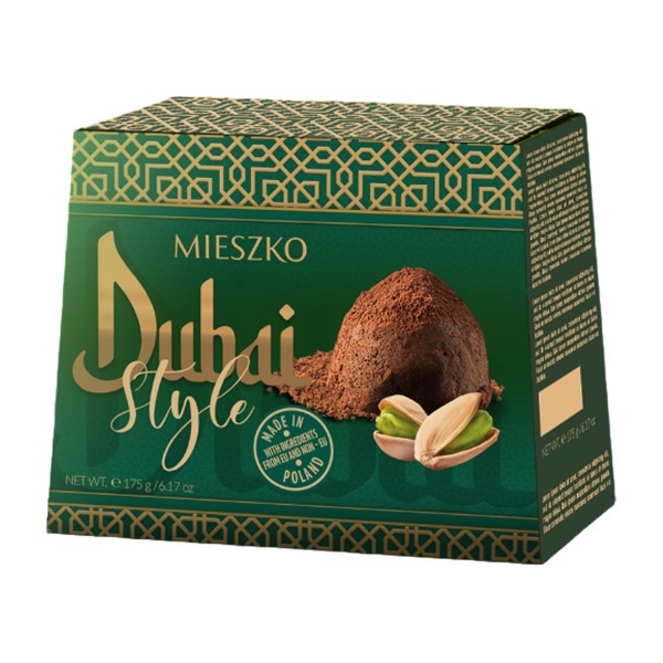 Конфеты Dubai style трюфель фисташка Mieszko 175г