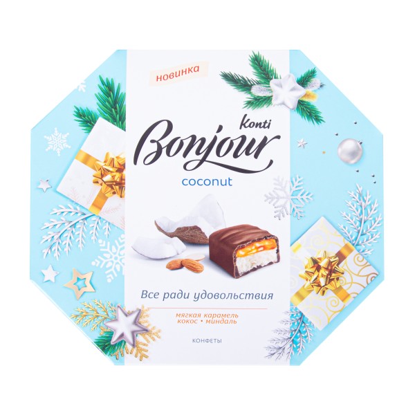 Конфеты Bonjour coconut Konti 150г