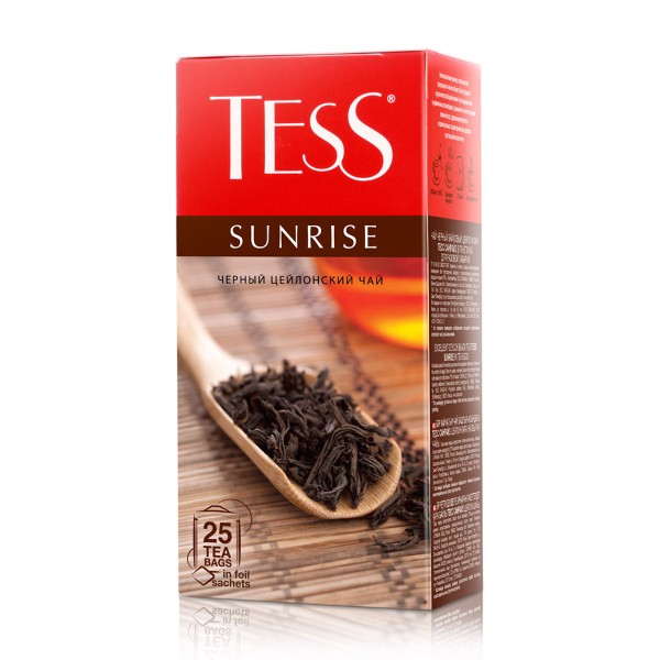 Чай черный Tess Sunrise 25пак