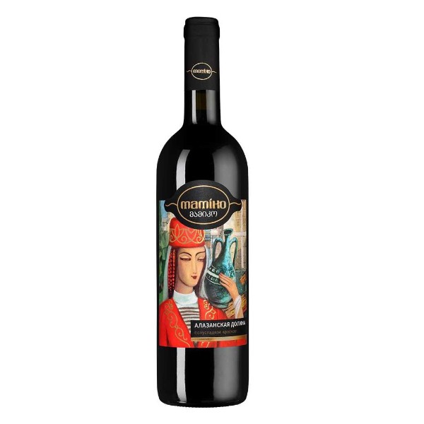 Вино красное полусладкое Mamiko Алазанская долина 12% 0,75л