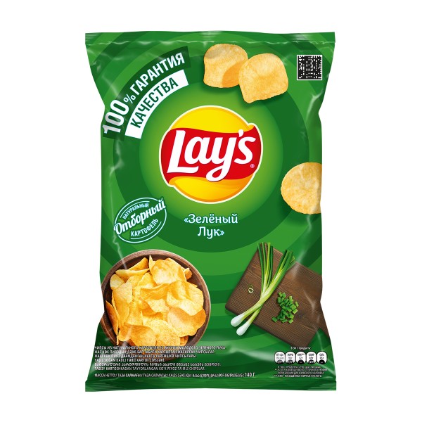 Чипсы Lay's Молодой зеленый лук 140г