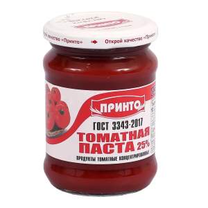 Паста томатная Принто ГОСТ 25% 260гр