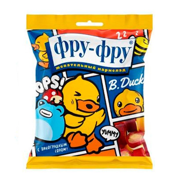 Жевательный мармелад Фру-Фру B.Duck 80г Эврика
