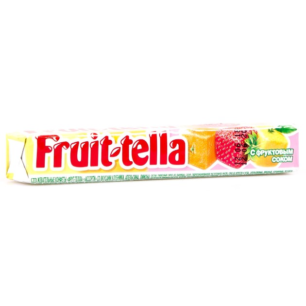 Конфеты жевательные Fruittella 41г ассорти с фруктовым соком