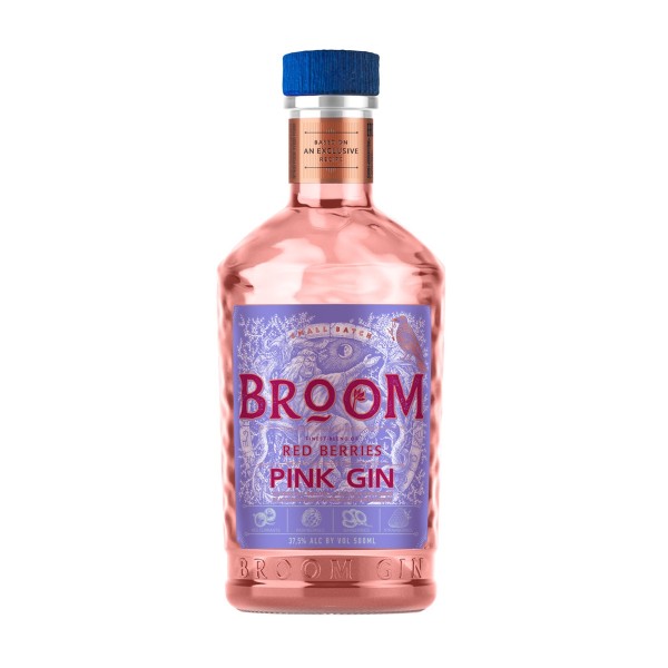 Джин Broom Pink 37,5% 0,5л