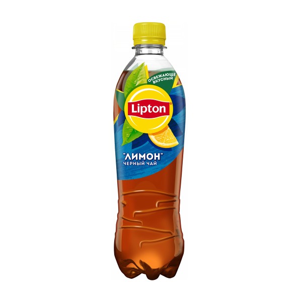 Напиток чайный Lipton черный 0,5л лимон