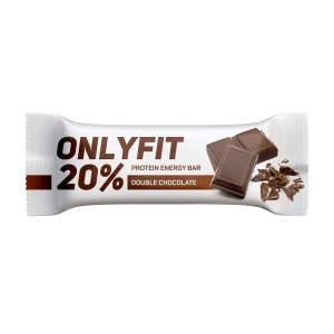 Батончик Onlyfit протеиновый глазированный 40г double chocolate