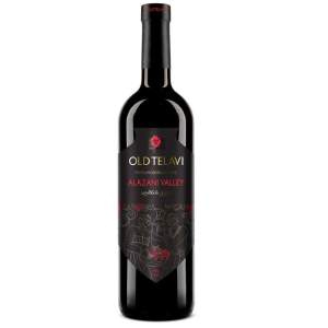 Вино красное полусладкое ординарное Алазанская Долина Old Telavi 10-12% 0,75л