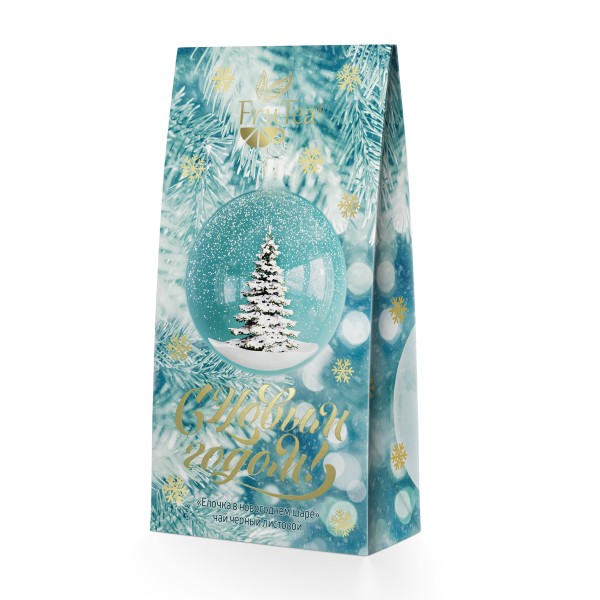 Чай черный FruTea Елочка в новогоднем шаре 50г