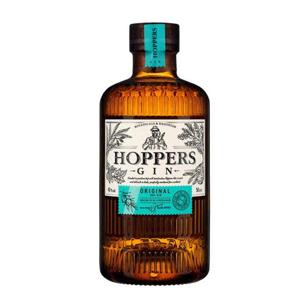 Джин Hoppers Original Dry сухой 40% 0,5л