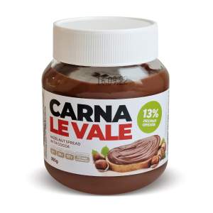 Паста шоколадная Carna le Vale с фундуком и какао 350г