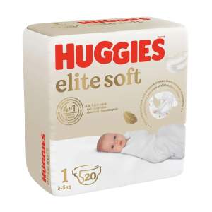 Подгузники Huggies Elite Soft №1 3-5кг 20шт