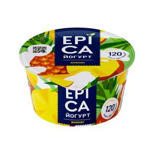 Йогурт Epica 4,8% 130г ананас БЗМЖ