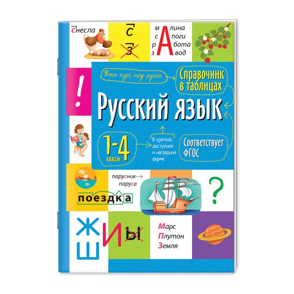 Английский язык. 1-4 классы. Справочная тетрадь в таблицах Айрис-пресс