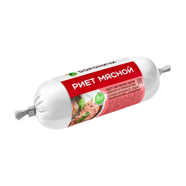 Паштет Риет мясной Копченый бекон Дороничи 150г