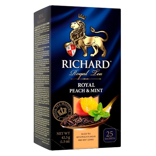 Чай черный Richard Royal Peach&Mint 25пак