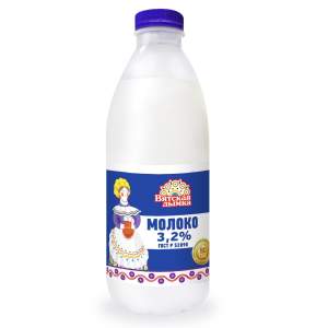 Молоко 3,2% Вятская дымка ГОСТ 0,9л БЗМЖ