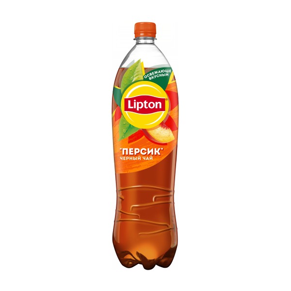 Напиток чайный Lipton черный 1,5л персик